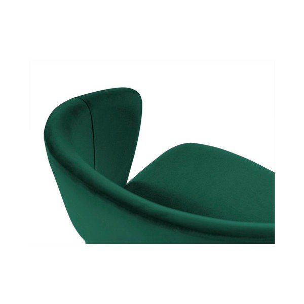 Butelkowozielone krzesło z aksamitnym obiciem Windsor & Co Sofas Elpis-image-4
