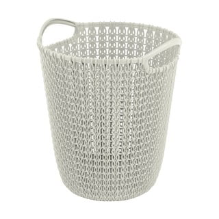 Biały pojemnik na śmieci Curver Knit, 7 l