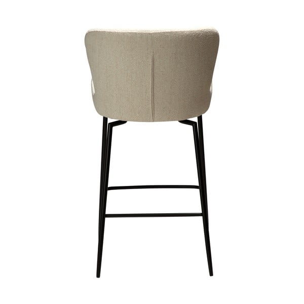 Kremowy tapicerowany hoker (wysokość siedziska 67,5 cm) Glam – DAN-FORM Denmark-image-4