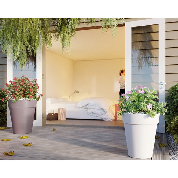 Doniczka z plastiku z recyklingu ø 40 cm Capri – Artevasi-image-1