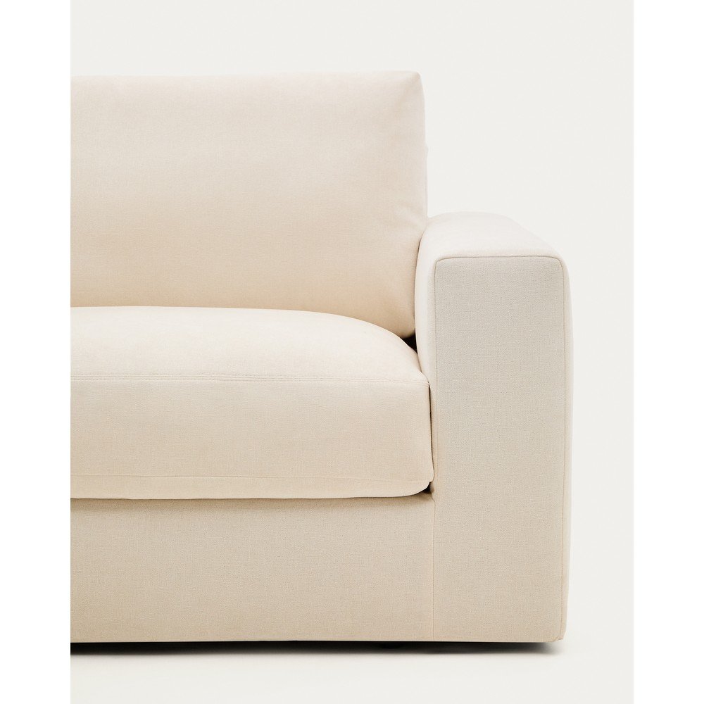Beżowa sofa z tkaniny szenilowej 220 cm Alea – Kave Home (zdjęcie 9)