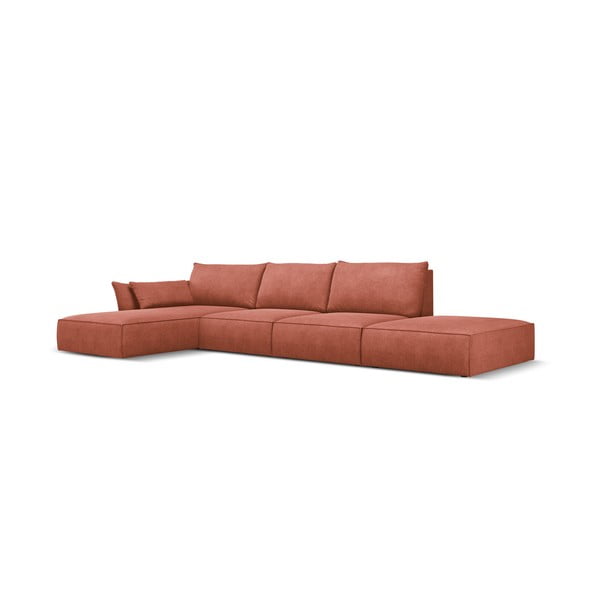 Czerwony narożnik (lewostronny) Vanda – Mazzini Sofas-image-2