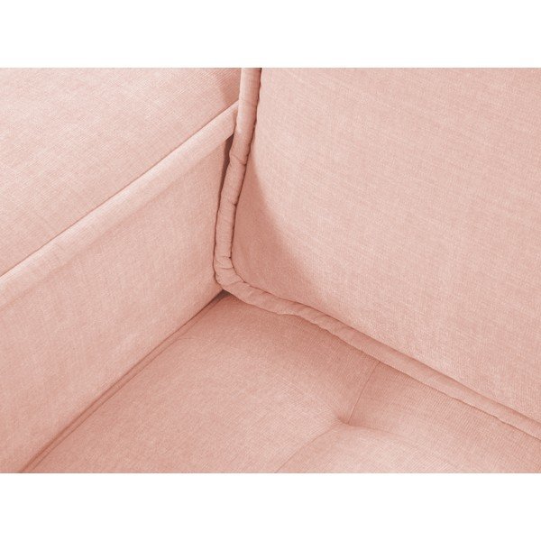 Różowa sofa 292 cm Mike – Micadoni Home-image-1