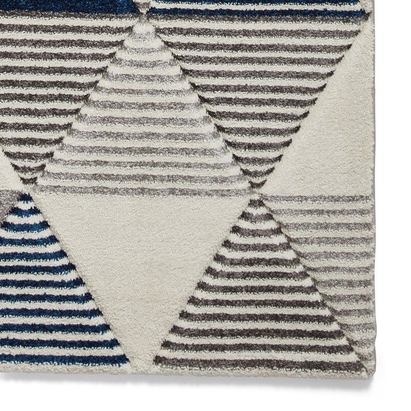 Niebiesko-szary dywan Think Rugs Brooklyn Geo, 160x220 cm-image-4