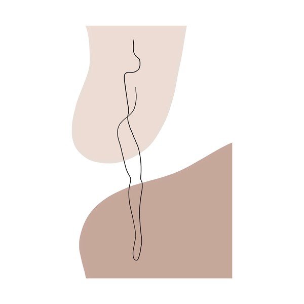 Plakat na papierze fotograficznym Veronika Boulová Krzywe, 29 x 41 cm