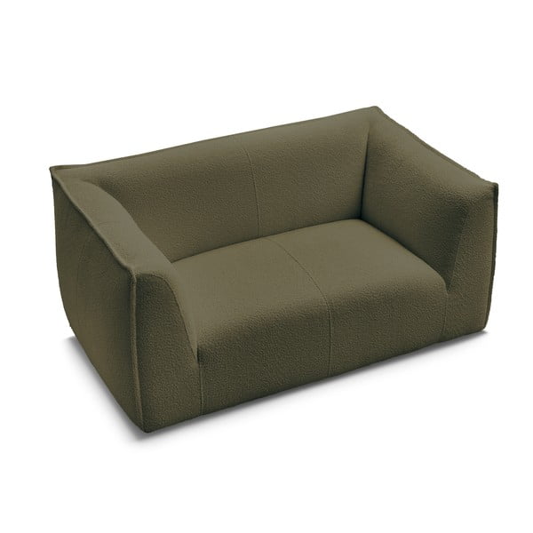Zielona sofa z materiału bouclé 170 cm Giorgia – Bobochic Paris-image-4