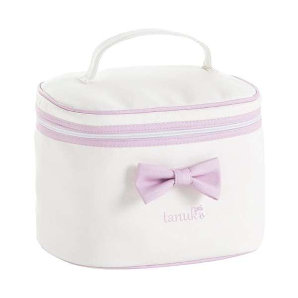 Różowo-biała kosmetyczka Tanuki Toilet Bag, 30x20 cm
