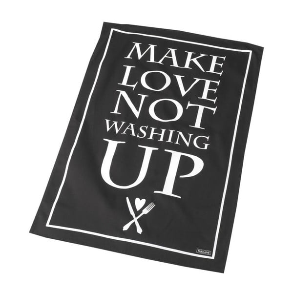Ścierka Make Love Not Washing Up, 46x72 cm