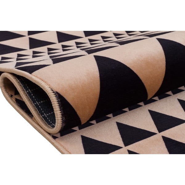 Beżowy chodnik odpowiedni do prania 300x80 cm − Vitaus-image-3