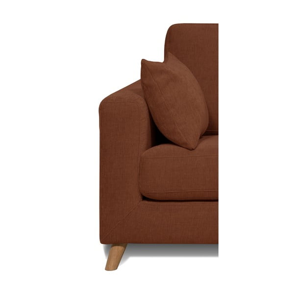 Ciemnopomarańczowa sofa 157 cm Faria – Scandic-image-3