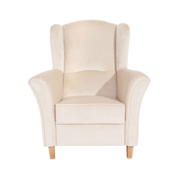 Kremowy fotel Max Winzer Agnetha Suede-image-1