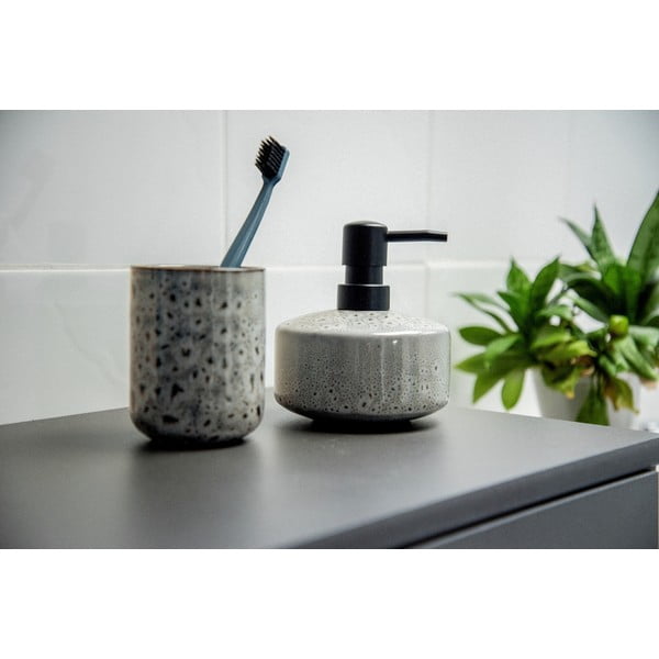 Szary ceramiczny kubek na szczoteczki do zębów Wenko Oviedo-image-4