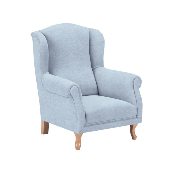 Pastelowoniebieski fotel dla dzieci KICOTI Comfort