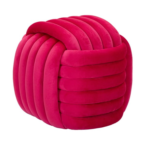 Różowy aksamitny puf Softy – Mauro Ferretti