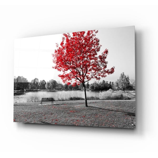 Obraz szklany Insigne Red Tree