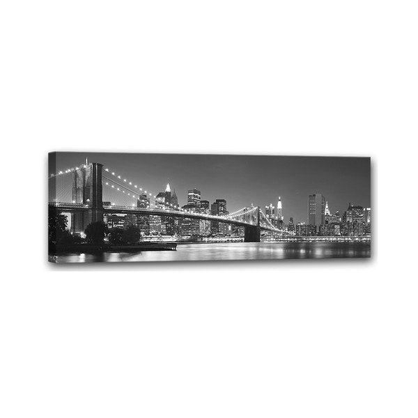 Obraz Styler Canvas Bridge, 45x140 cm