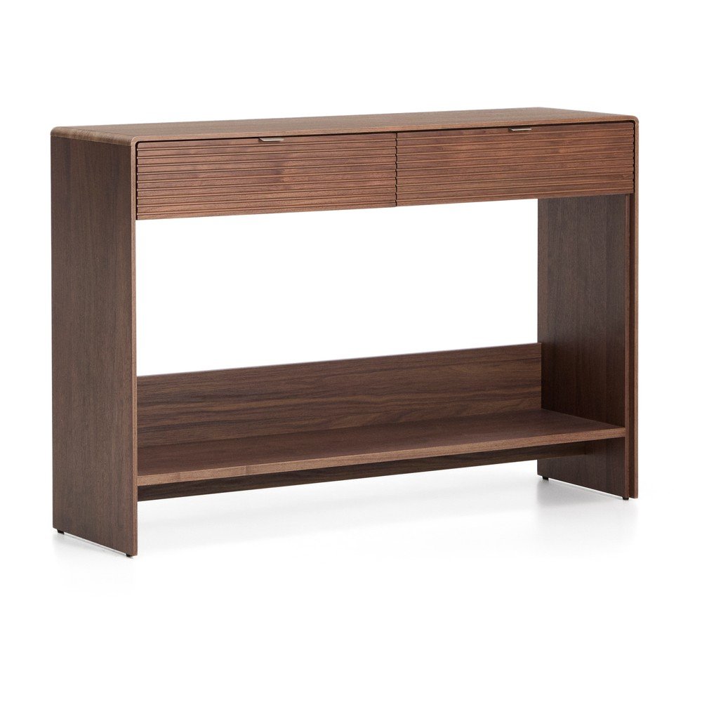 Komoda w dekorze orzecha w ciemnym naturalnym kolorze 120x81x35 cm Norlen – Kave Home