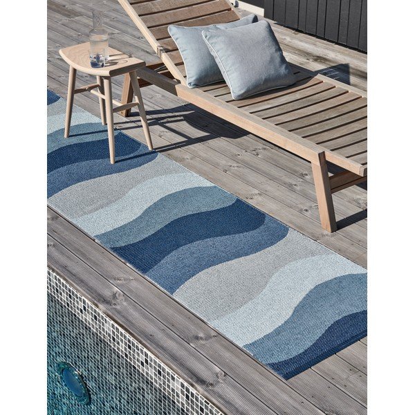 Poduszka odpowiednia na zewnątrz 44x44 cm Sunny Pale Turquoise – Pappelina-image-2