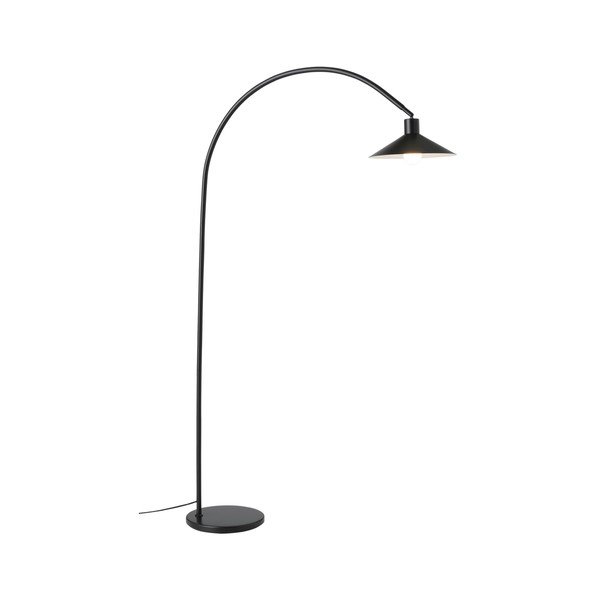 Czarna metalowa lampa stojąca z elastyczną konstrukcją (wysokość 169 cm) Louisiana – Ellos Home-image-3