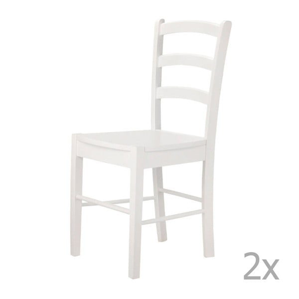 Zestaw 2 białych krzeseł 13Casa Provence