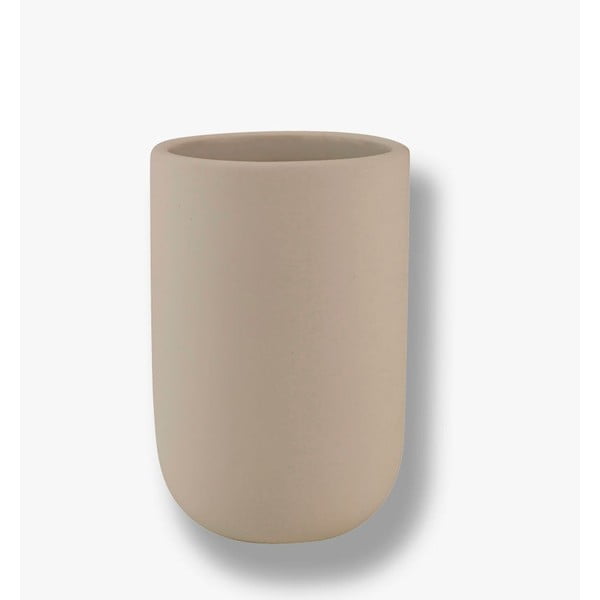 Kremowa ceramiczna szczotka do WC Lotus – Mette Ditmer Denmark
