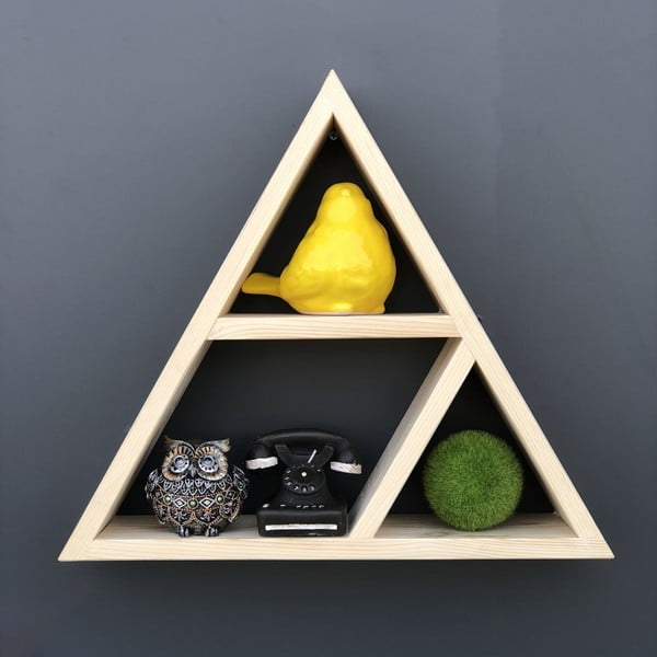 Półka drewniana Simple Triangle-image-4