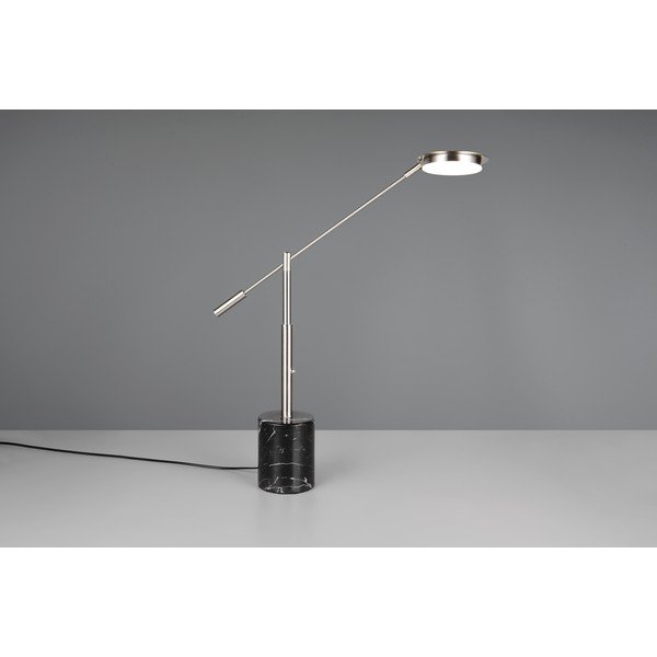 Lampa stołowa LED w czarno-srebrnym kolorze (wysokość 65 cm) Fiore – Trio Select-image-2