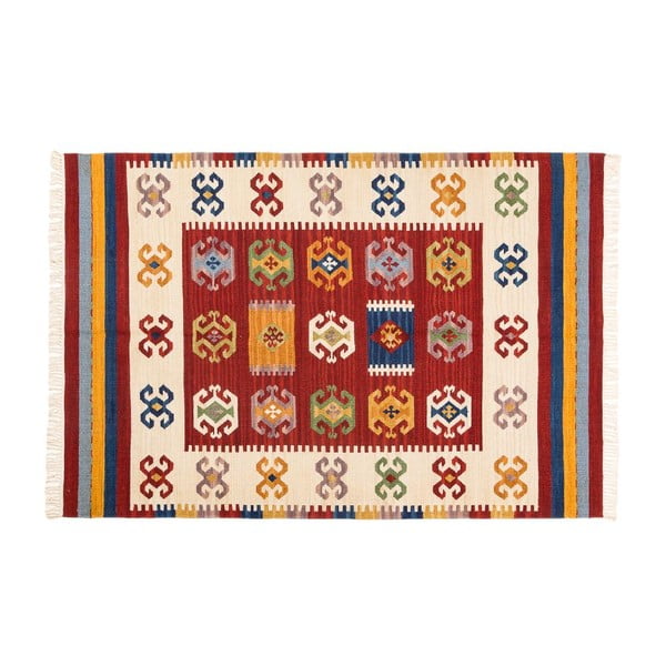 Dywan ręcznie tkany Kilim Dalush 006, 90x60 cm