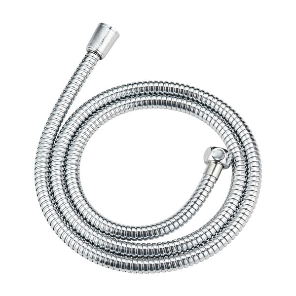 Słuchawka prysznicowa z wężem w kolorze srebra z połyskiem Basic Line – Wenko-image-3