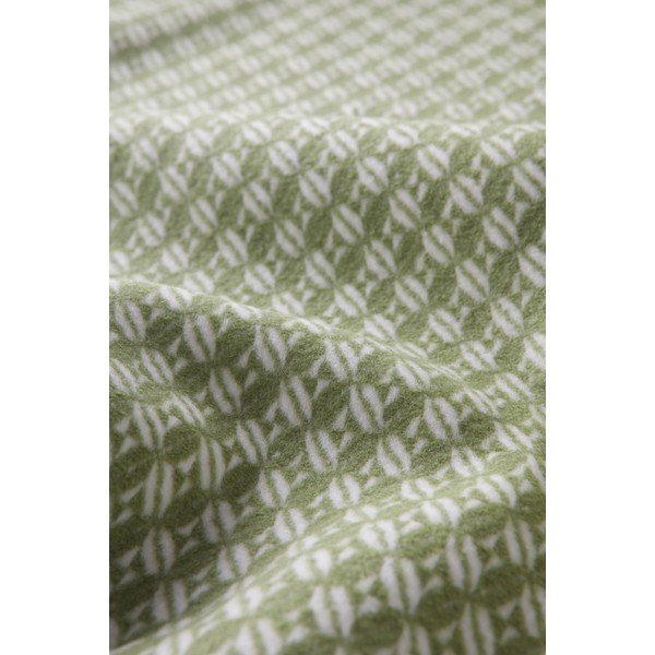 Zielony koc z mieszanki bawełny 140x180 cm Nilo – Euromant-image-2