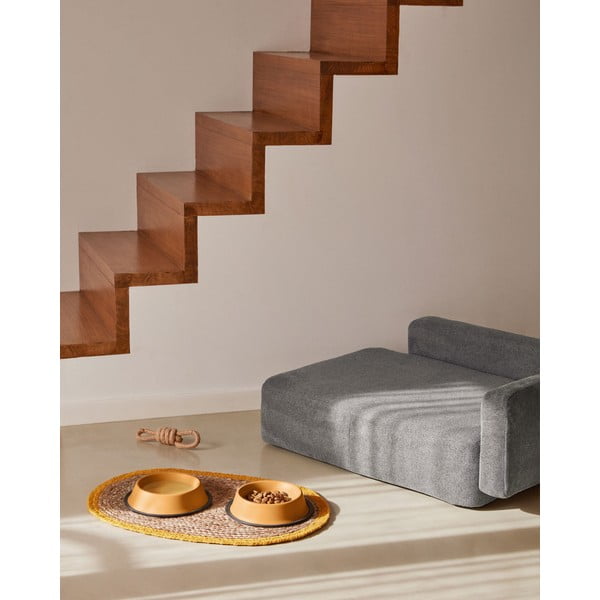 Ciemnoszare legowisko dla psa 96x70 cm Bowie – Kave Home-image-1