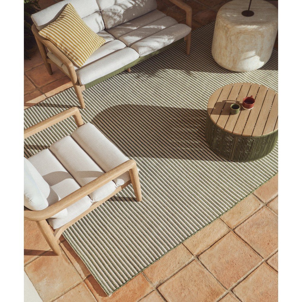 Zielony/beżowy dywan odpowiedni na zewnątrz 160x230 cm Ardelia – Kave Home (zdjęcie 2)