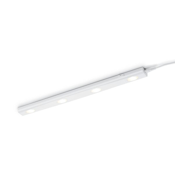 Biały kinkiet LED (dł. 55 cm) Aragon – Trio