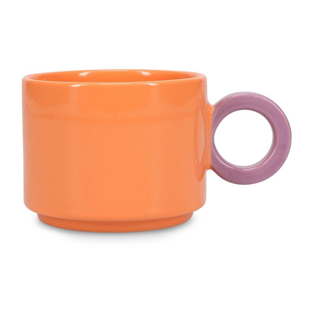 Pomarańczowy kamionkowy kubek 280 ml Lou – ONA