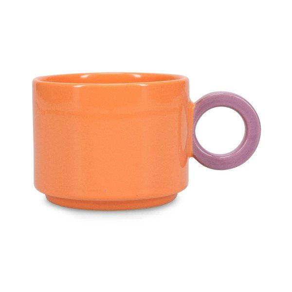 Pomarańczowy kamionkowy kubek 280 ml Lou – ONA