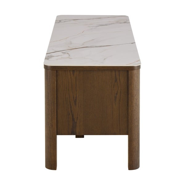 Brązowa szafka pod TV w dekorze dębu 120x45x40 cm Southampton – Actona-image-4