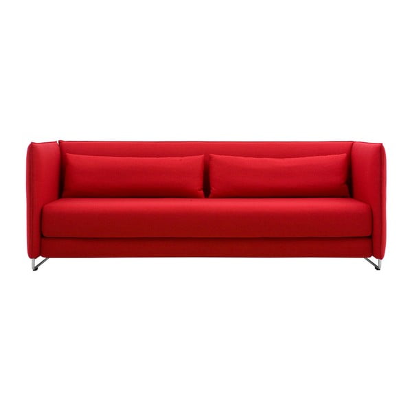 Czerwona sofa rozkładana Softline Metro