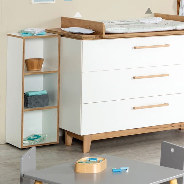 Biały regał dziecięcy 30x91 cm Finn – Roba-image-1