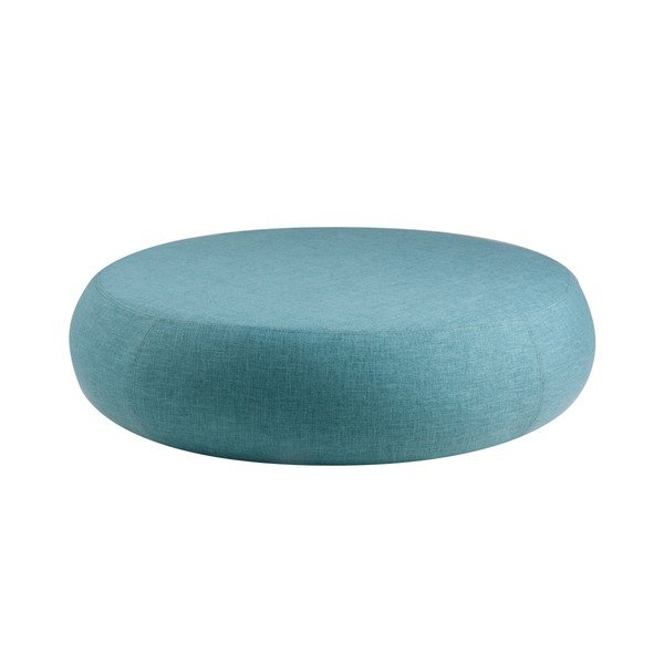 Turkusowy puf sømcasa Alex, ⌀ 100 cm