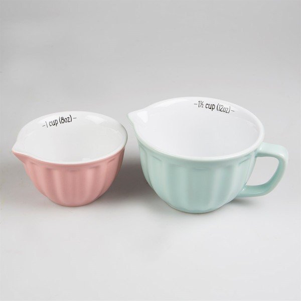 Zestaw 4 kamionkowych miarek Sass & Belle Retro-image-4