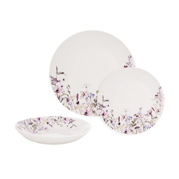 Porcelanowy zestaw talerzy 18 szt. Louka – Orion