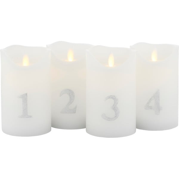 Świąteczne dekoracje świetlne 4 szt. (wysokość 13 cm) Sara – Sirius