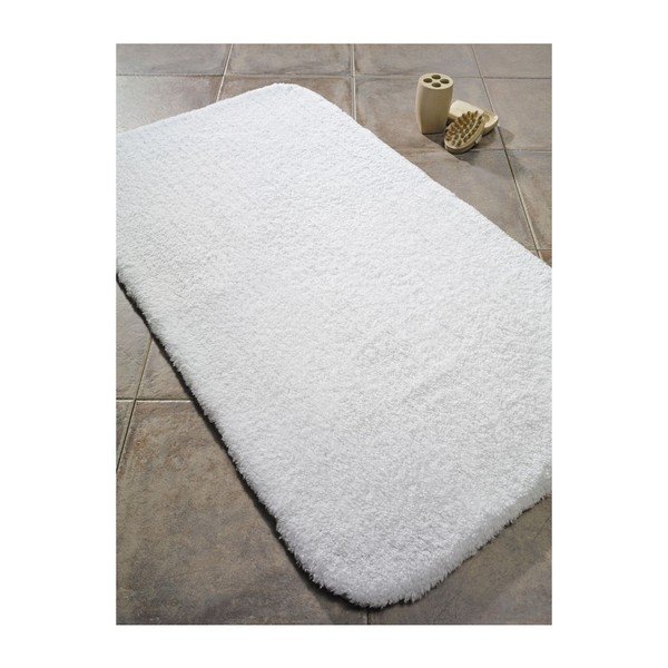 Biały dywanik łazienkowy Confetti Bathmats Organic 1500, 60x80 cm