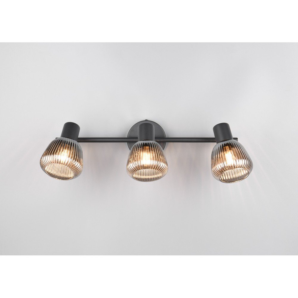 Czarna lampa punktowa ø 10 cm Tarifa – Trio (zdjęcie 2)