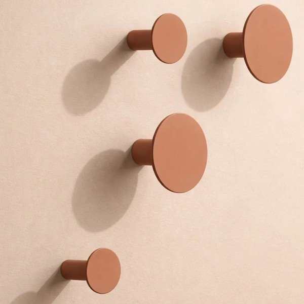 Brązowe ścienne haczyki zestaw 4 szt. Ponto – Blomus-image-1