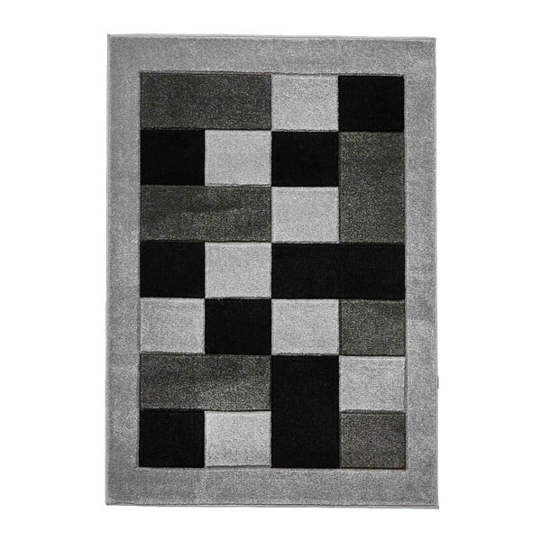 Szary dywan Think Rugs Geometrico Square, 120x170 cm