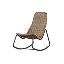 Rattanowe bujane krzesło ogrodowe WOOOD Tom