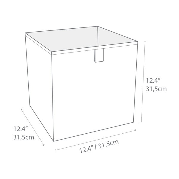 Beżowe pudełko Bigso Box of Sweden Cube-image-4
