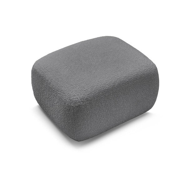 Szary podnóżek z materiału bouclé Montaigne – Bobochic Paris-image-2