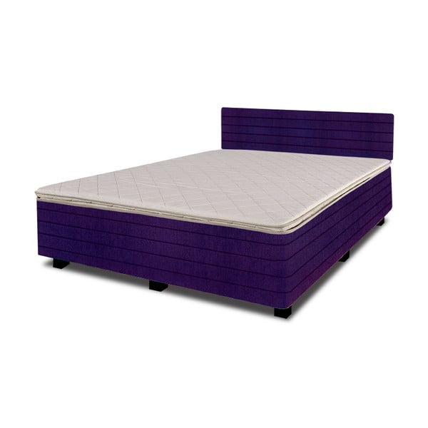 Łóżko z materacem New Star Purple, 160x200 cm